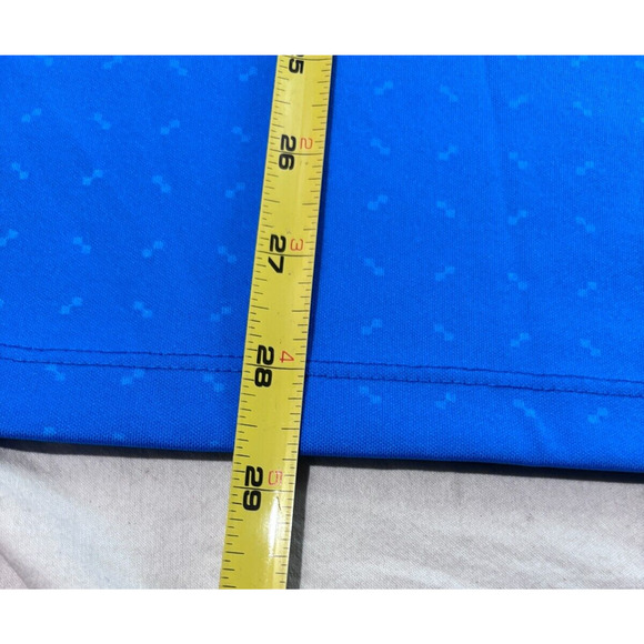 Nike Golf Dri Fit Polo Shirt Mens L Standard Fit Short Sleeve Blue Flake - Picture 5 of 6